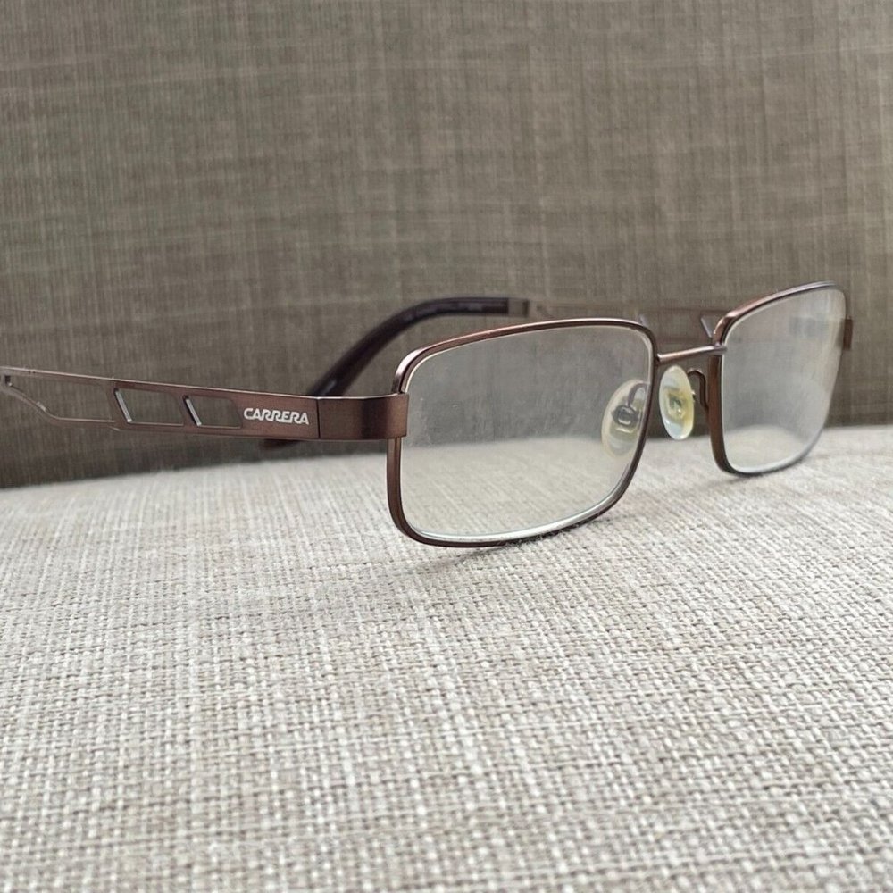 Carrera Men Eyeglasses Frame Brown Tone Glasses Frame CA7602 Flexolite Eye Glass